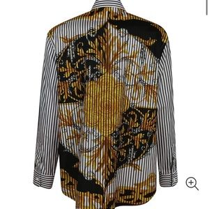 VERSACE MEN SHIRT 42 CM LARGE/XL LOGO BUTTON DOWN